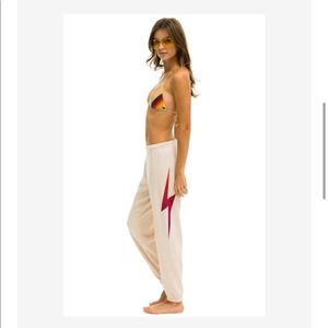 Aviator Nation Almond Bolt Sweatpants